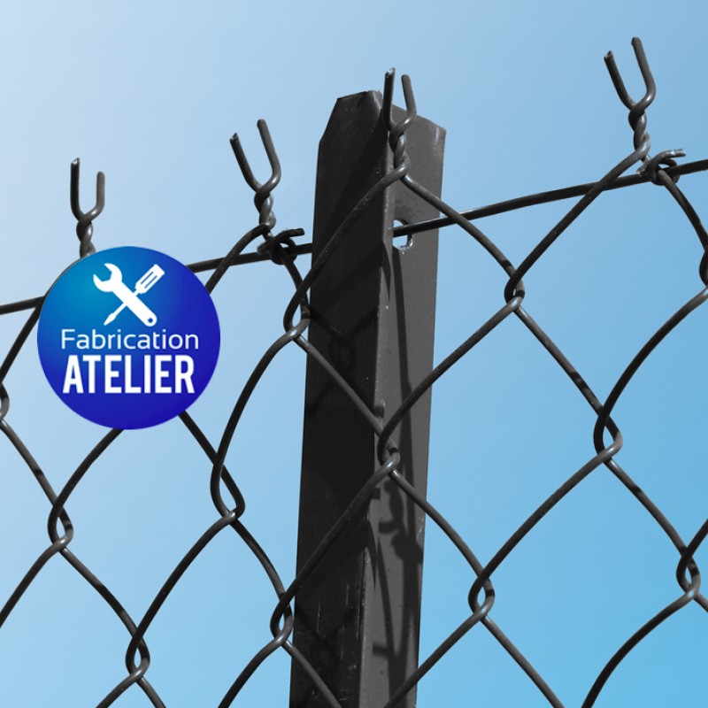 Kit grillage souple poteau rond