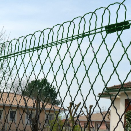 Kit clôture grillage bordure parisienne vert