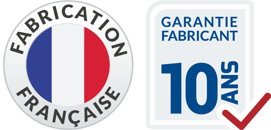 Fabrication Française - garantie fabricant 10 ans